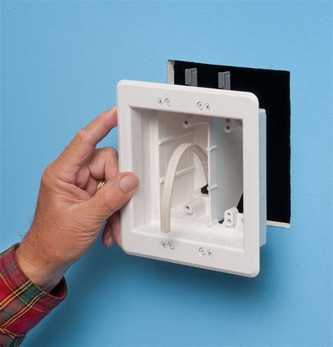 junction boxes for wall mounted tv|arlington recessed tv outlet box.